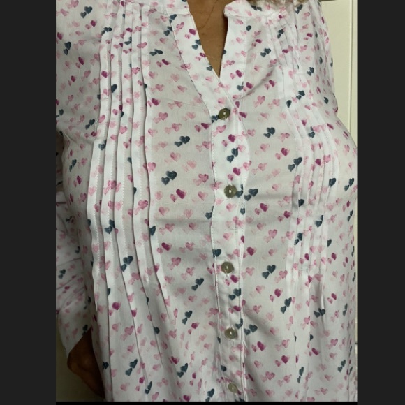 New JANE AND DELANCEY long sleeve BLOUSE  size L - Picture 2 of 5